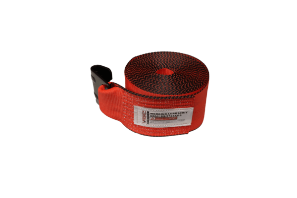 CEST4FVTI Y 4 in flat hook strap only front VTI Red