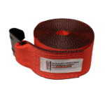 4” X 30’ HEAVY DUTY WINCH STRAP WITH FLAT HOOK (VTI)