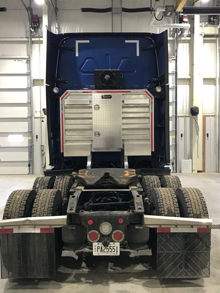 Headache Rack on a Semi Truck