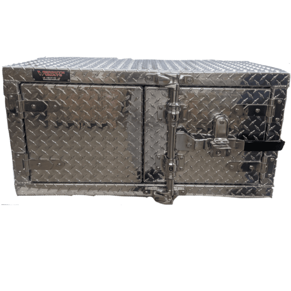 18"x 18"x 36 » Verduyn Checker Boîte de rangement plaquée