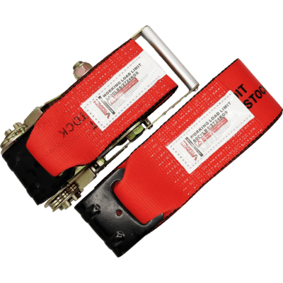 CERA4F VTI 4in ratchet assembly flat hook red 4