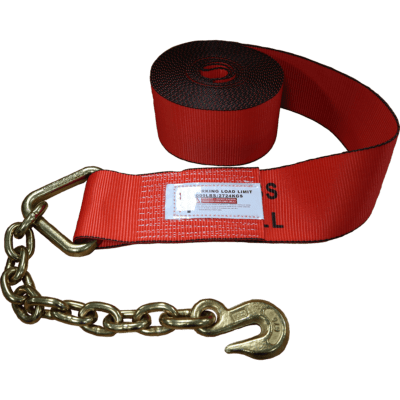 CEST4C 4in chain end winch strap front 1