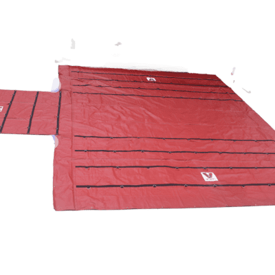 taluendblk 24 18 heavy duty lumber tarp with flap RED