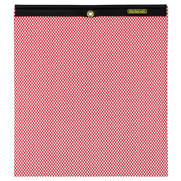 Super M-80 Warning Flag - Red