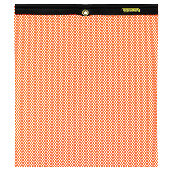 ACF10212 Super M 80 Drapeau d’avertissement orange