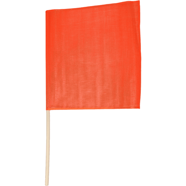 Drapeau orange ACFDLONG avec cheville 2