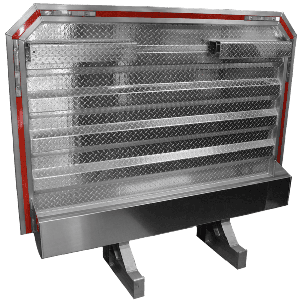 ACHR6886CRT Rack de maux de tête avec supports à chaîne et plateau 1200
