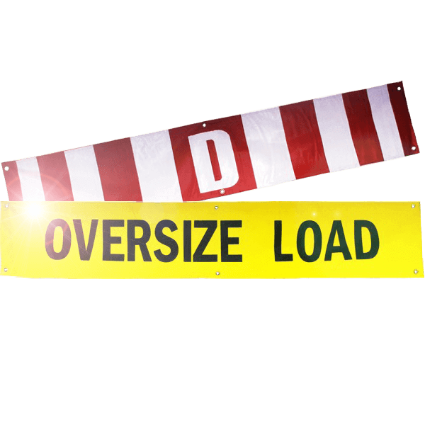 acovr oversize load double sided reflective 2