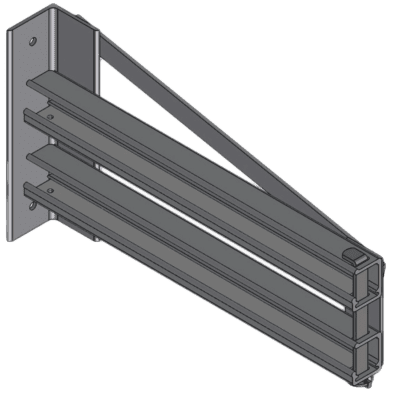 Cintre de rampe double 8' - Droite