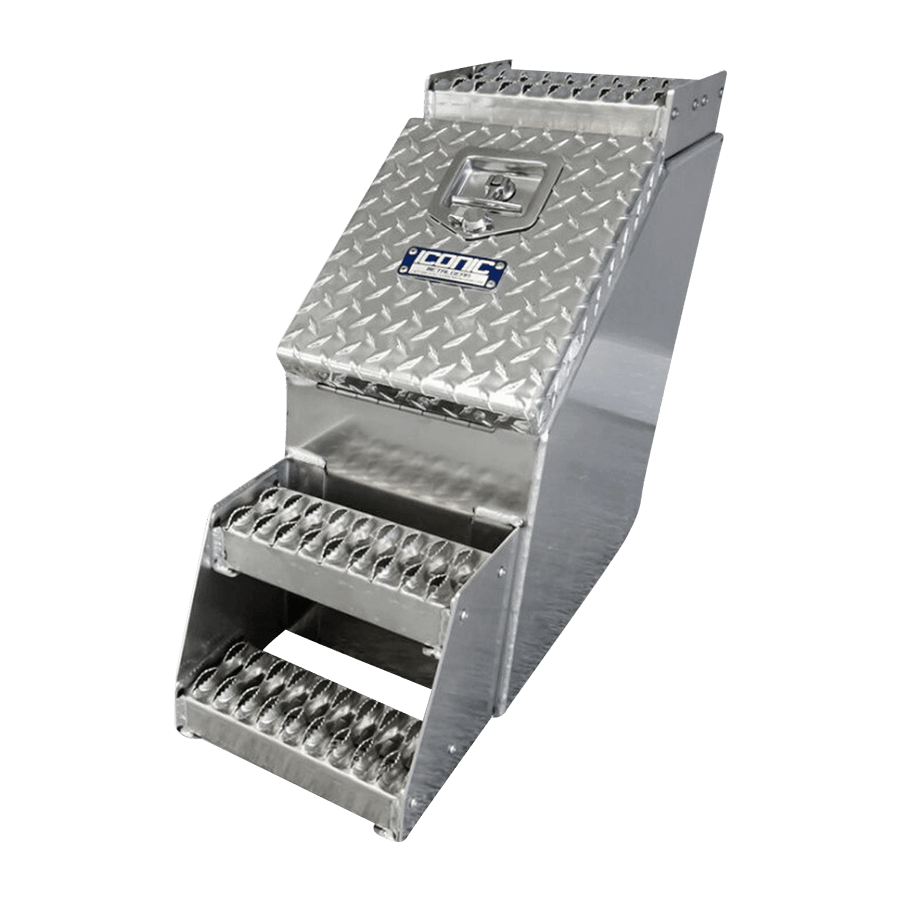 18" Checkerplate Step Box