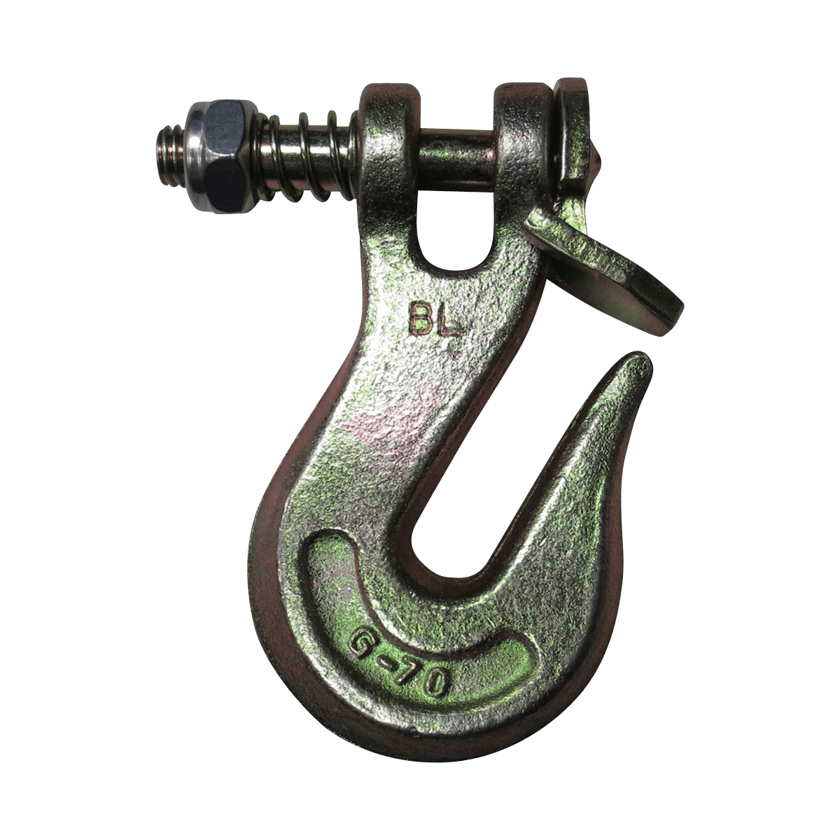 5/16" G70 Clevis Grab Hook with Keeper
