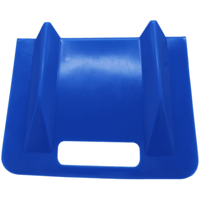 cecpplstb 12in large blue plastic corner guard front 1200