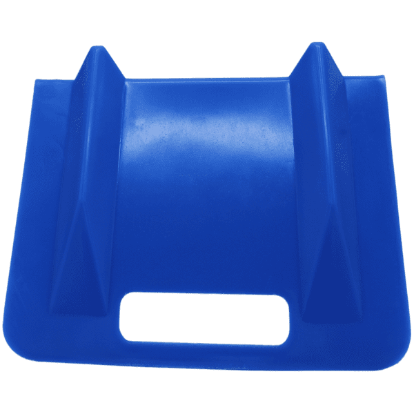 cecpplstb 12in large blue plastic corner guard front 1200 cecpplstb 12in large blue plastic corner guard front 1200