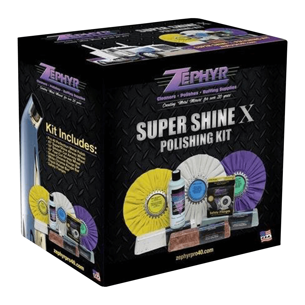 Zephyr Super Shine X Polishing Kit 10 Piece Verduyn Tarps Canada