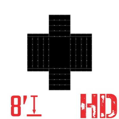 talu2412flfenblk 24 12 heavy duty lumber tarp with 2 flaps