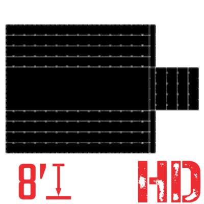 talu2426flblk 24 27 heavy duty lumber tarp with flap