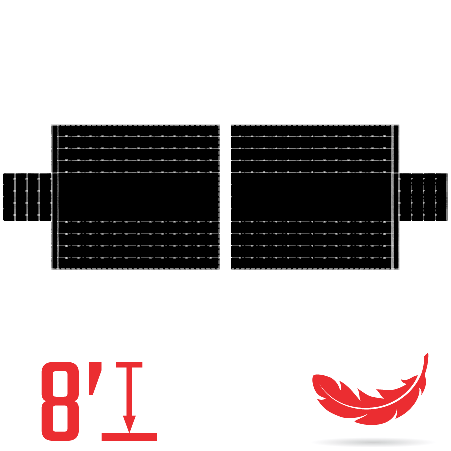 Talu2PLW Ensemble de bâche en bois de 2 pièces