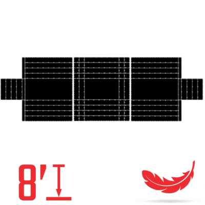 talu3plw 3 piece light weight lumber tarp set