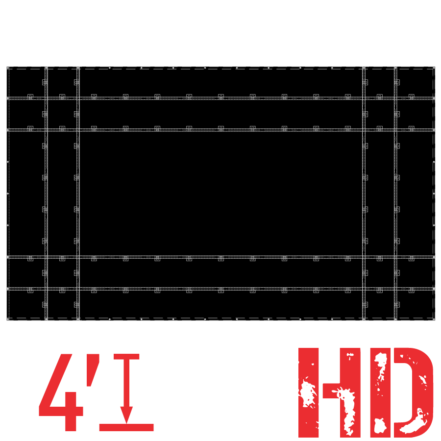 TAST1627BLK 16 27 Bâche en acier