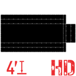 16' x 27' (4' Drops + Flap) Heavy Duty Steel Tarp