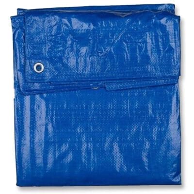 Taut4060 40x60 Bâche économique bleue ouverte