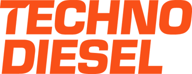 techno diesel logo orange