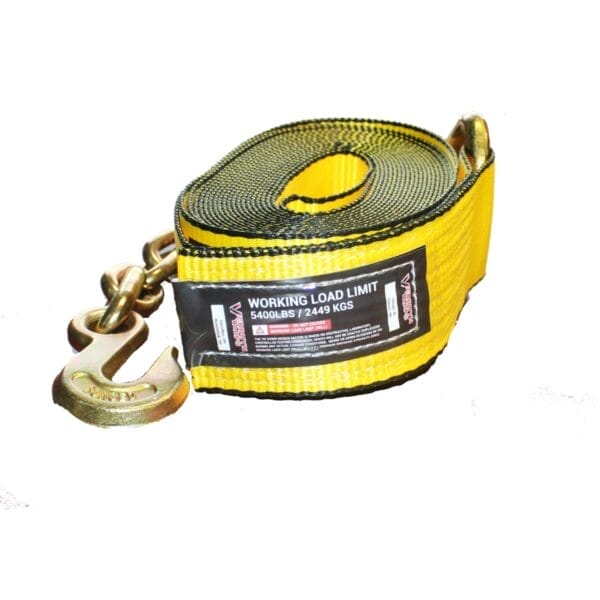 Strap - 3 x 30' with Chain End - Yellow Strap Strap - 3 x 30' with Chain End - Yellow Strap